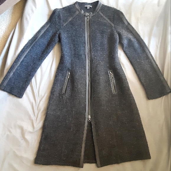 Classiques Entier Jackets & Blazers - Wool & Leather Moto Coat